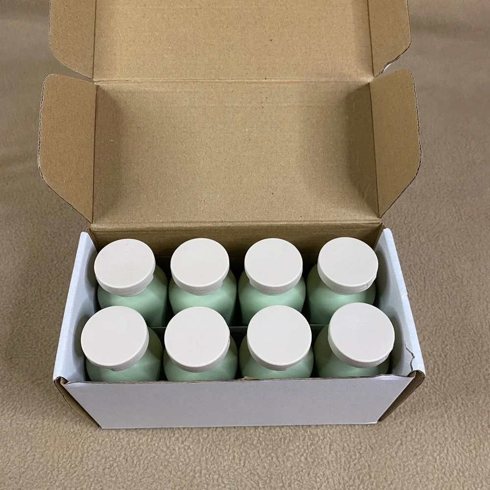 Travel Size Empty Refillable Bottles w/ Labels Liquids Toiletries Lot of 8‎ New